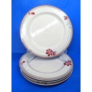 Epoch Essence Stoneware Bolero  7 5/8" Salad Plates Bundle of 4